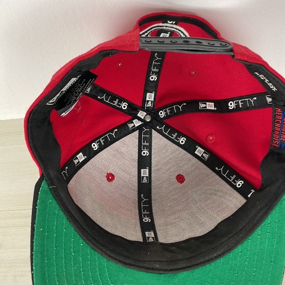New Era Cincinnati Reds baseball cap men's OSFM red snapback embroidered hat - Picture 7 of 8